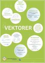 lakat som viser eksempler på vektorer